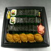 本日のご注文分　サラダ巻といなりずしの盛り合わせ「【5月18日】連日の真夏日！華やか特製オードブルと、海風が心地よい水門湾の青空 🍱☀️」