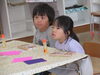 のりの使い方は…（年少）「最近の子供たち…」