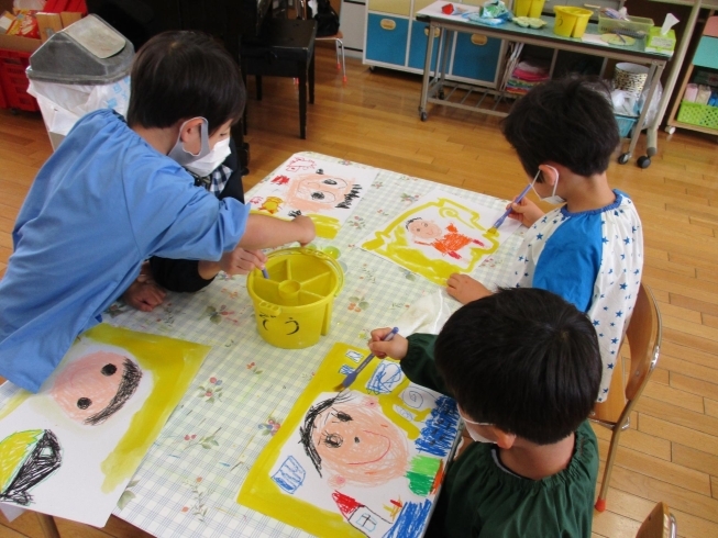 ＊おえかきタイム＊「幼稚園大好き♪」