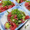 「昨日浜詰でマグロ買ってましたが実は久美浜であがったマグロのカットされたものも同時に購入したので今日はお先に久美浜マグロ祭りでございます✨✨」