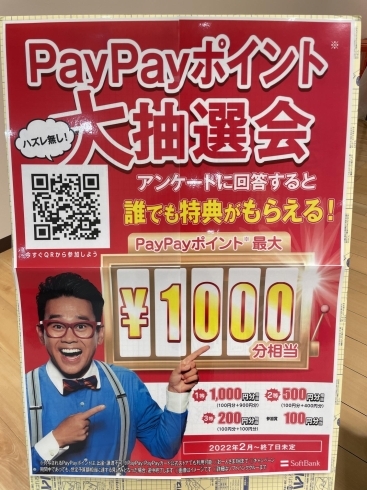 PayPay抽選会「5/17、18、フジグラン新居浜にてイベント開催☆」