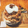 珈琲キャラメルミルク「国産果実と淡雪氷『氷茶屋四ノ六』open」