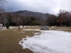 「雪が残っててラッキーでした～」