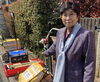 防災訓練も兼ねたお花見「町会のお花見」