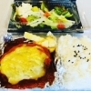 自家製3度挽き和牛合挽チーズハンバーグ弁当