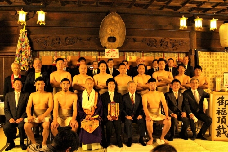 祝主＊岡山ガス株式会社様と寺坂グループ様「【西大寺会陽】福男の皆さんのご紹介。そして当日行われる『福受式』」