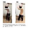 この高さまで腕をあげると痛みがでるそうです。「肩の痛みでゴルフができない方が来られました」