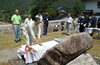 「長野県知事が木曽で執務」