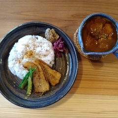 ごろっと豚大根の山椒カレー