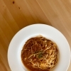 ミートソースパスタ
