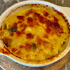 自慢のチーズたっぷり チキンマカロニグラタン