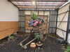 主人が作った紫陽花アート「雨の日に訪れたい、佐土原の隠れ家カフェ」