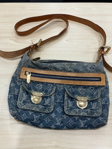 ルイ・ヴィトン モノグラムデニム バギーPM「ルイ・ヴィトンのバッグ買取時、お客様からよくいただくご質問をご紹介👜多摩区でブランドバッグの売却なら当店へ」