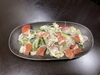脂が乗ったサーモンと新鮮野菜の彩りサラダ「夏の旬、始まりました。」