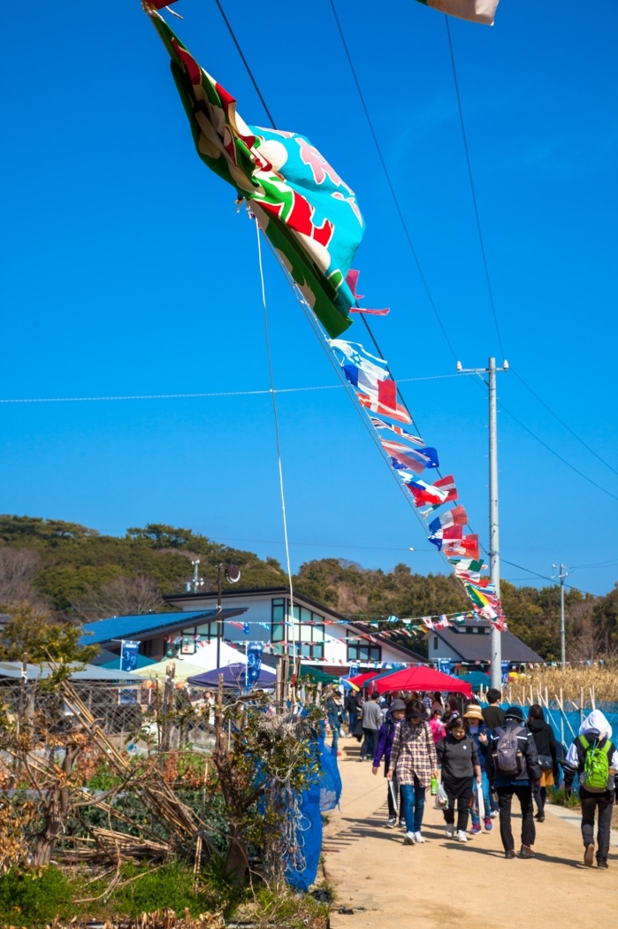佐久島の大漁旗