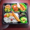 ハンバーグ&エビフライ　フランクフルト弁当「3月10日のお弁当」