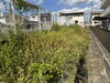 シート施工前「防草シートの施工」