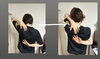 肩甲骨剥がし後腕がこんなにまわる「肩凝り、頭痛お任せあれ！肩甲骨剥がしに美容鍼(^.^)」
