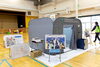 高規格避難所の展示「【防災】清新町・臨海町避難所の開設訓練に参加しました～その1「江戸川区の水害リスクと避難対策」」
