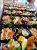 昨日のお弁当。「祝い事・家族のお食事・特別な日は、あがわで…。」