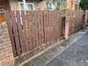 お好みに合わせて、縦張りも施工できます！「道路からの視線を遮る、目隠しフェンス設置で快適な暮らしに。《福島市でエクステリアのことならグリーンライフ》」