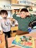 参加者のお子様と作品「第6回ワークショップ『KOPPA（コッパ）』レビュー」