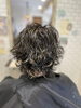 全頭ブリーチでフルメッシュ「白髪ぼかしカラー【村上市*癒されたい女性たちのための美容室】」