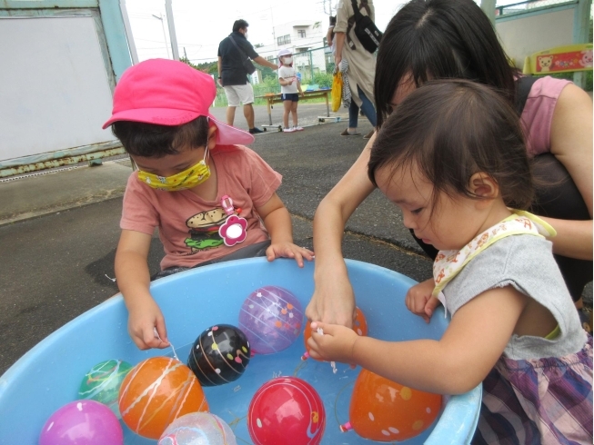 ヨーヨーきれいだな♪「＊楽しかったね♪親子お楽しみ会＊」