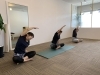 ４肩から側腹部のストレッチ：脇をしっかりと伸ばす「肩こり＆頭痛の解消に！◎おうちで簡単ストレッチ@新潟市の整体」