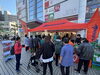 賑わう様子。お目当ての野菜は朝の来店がおすすめ「2か月ぶりの開催（今月は木曜日！）🍊2/12木am【船堀TOKIビル】🍅スピアーズマルシェ開催！🍅🍑」