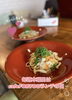 ランチコースのしらすとイカの和風パスタ「cafeFORYOUお料理紹介🍀」