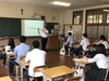 「山口副市長　吉岡先生の授業でメッセージ 」