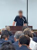発表しているところ「経営方針発表会を行いました✉️【村上市の総合建設業｜加藤組】」