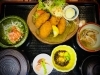 広島産カキフライ定食「よる定食やってます！」