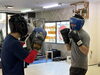 安全を重視してマスボクシング中🥊「なにかと忙しい３月、短時間でカラダを動かしてストレス発散しませんか⁉️　FIELD-RING 千葉市美浜区〖JR稲毛海岸駅　駅近』キックボクシング＆ボクシング」