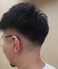 ツーブロック×スキンフェードカット。「「ツーブロックとスキンフェードのコラボ♪/仙台メンズカット理容室/床屋/スタンディングシャンプー/シェービング/個室空間/高級理髪店/非日常体験/癒しの空間」」