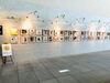 図書館の受付の正面がギャラリーです。「なつのじかん写真展！準備してきました～！！20日から３日間開催です！！」