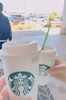 スタバは息子がごちそうしてくれました！私はスタバラテ♡「鮭、ジェラート、初心者マーク」