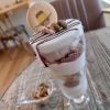 国産ばななアイスのぷりんパフェ
