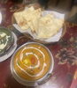 ゴマのナン、バターチキンカレー「忘年会・新年会に！カレー・ナン・ライス食べ放題のお得なパーティープラン」