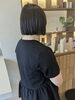 穏やかな一時、洗練された空間「艶と透明感をまとった、大人の暗髪ボブ🖤」