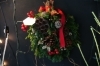 クリスマスの小さな壁飾り。「イベント出店のお知らせ」