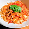 ピリ辛モッツァレラトマト宮崎生パスタ