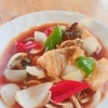 白身魚の甘酢あんかけ