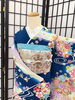 「ふりそでsanQ高砂店👘四季の草花🪷古典柄お振袖コーディネート🌸GW来店予約承り中🌟【東京都葛飾区限定！成人式の豪華振袖フルセットレンタル)」