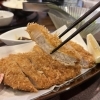 前川豚のロースカツ定食