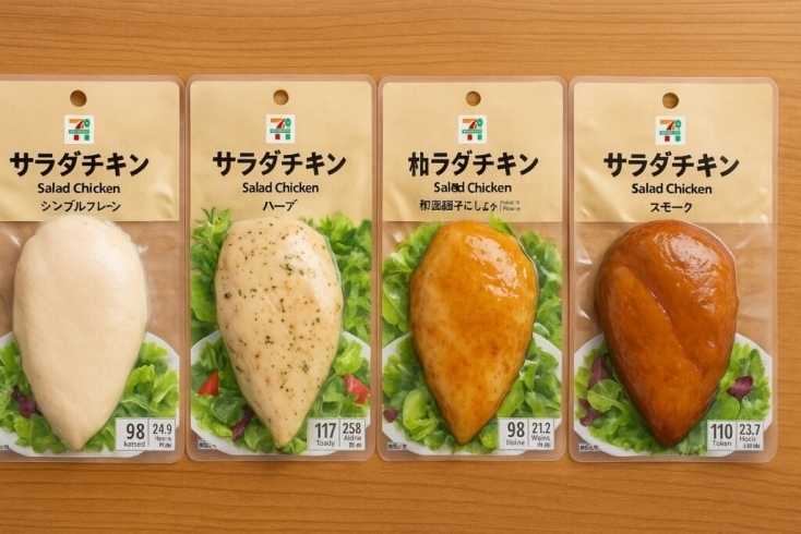 最近の栄養価の高いサラダチキンは美味しいです。「「コンビニで気軽に摂れるたんぱく質の商品ランキング」を勝手に作ってみました。(笑)」