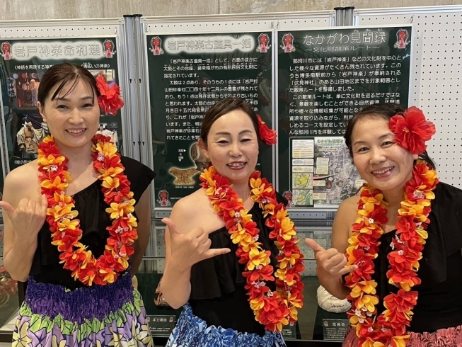 急遽3人で出演！元気いっぱいの笑顔で踊りました！「那珂川市 フラダンス教室 秋の文化祭に参加しました！」