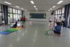 「７月２０日のいきいき親子体操が再開しました。」