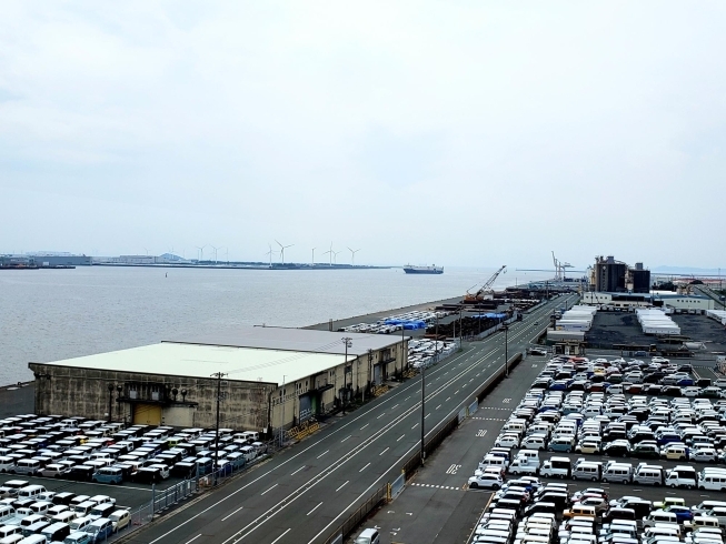 日本最大の自動車輸出入湾港である三河湾「土曜日　ぷれまTVライブ」